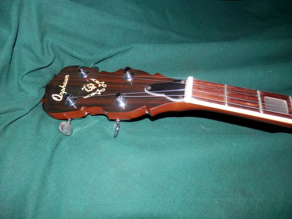 Vintage 1960'S Orpheum Mahogany Banjo 5 String Banjo - Image 5