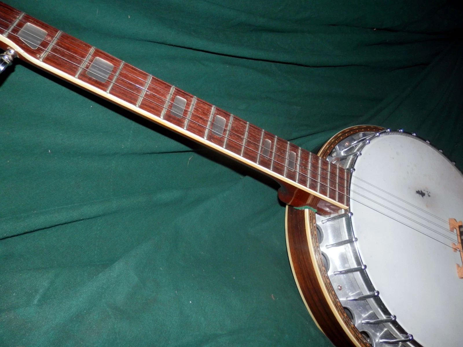 Vintage 1960'S Orpheum Mahogany Banjo 5 String Banjo - Image 6